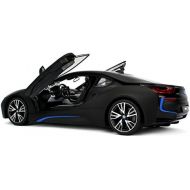 RASTAR Officially Licensed BMW i8 Authentic wOpen Doors RC Vehicles Scale 1:14 by Rastar (Black)