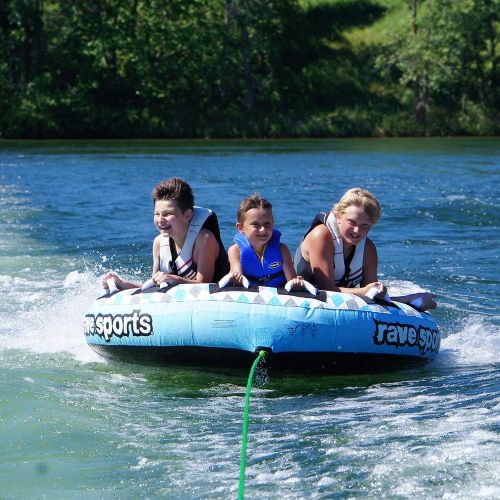  [아마존베스트]RAVE Sports Mass Frantic Boat Towable Tube for 1-4 Riders