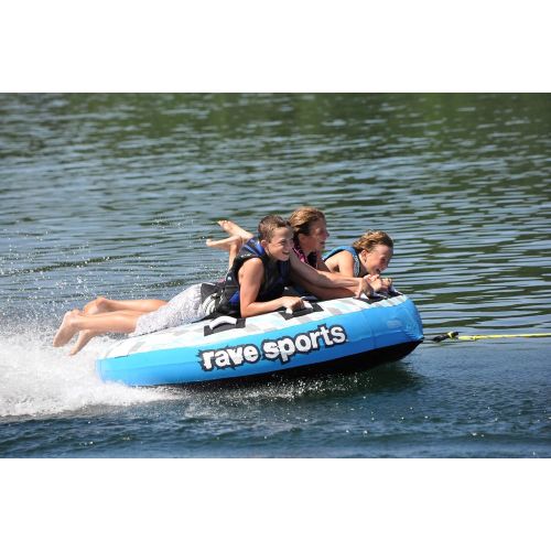  [아마존베스트]RAVE Sports Mass Frantic Boat Towable Tube for 1-4 Riders