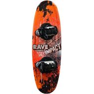 Rave Sports Impact Wakeboard with Charger Boots, Orange/Blk (PV1802677)