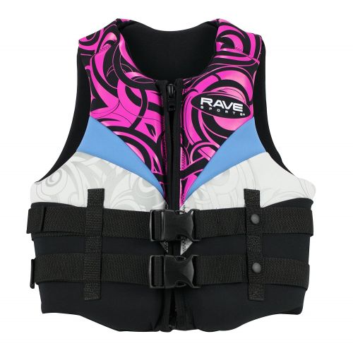  RAVE Sports Rave Womens Neo Life Vest (Large, Pink/Black)