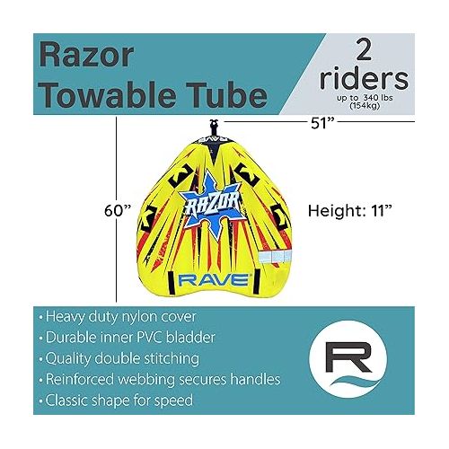  Rave Razor 2-Rider Towable