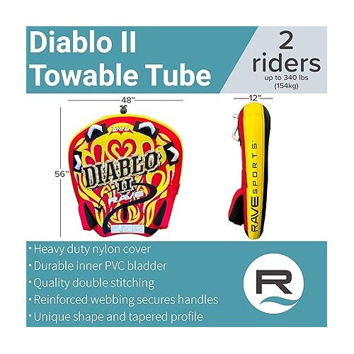  RAVE Sports Diablo Boat Towable Tube