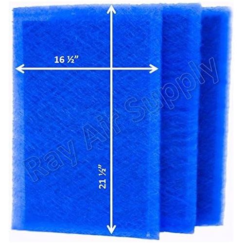  RAYAIR SUPPLY 18x24 Dynamic Air Cleaner Replacement Filter Pads 18 x 24 Refills (3 Pack)