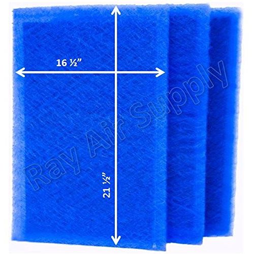  RAYAIR SUPPLY 18x24 Dynamic Air Cleaner Replacement Filter Pads 18 x 24 Refills (3 Pack)