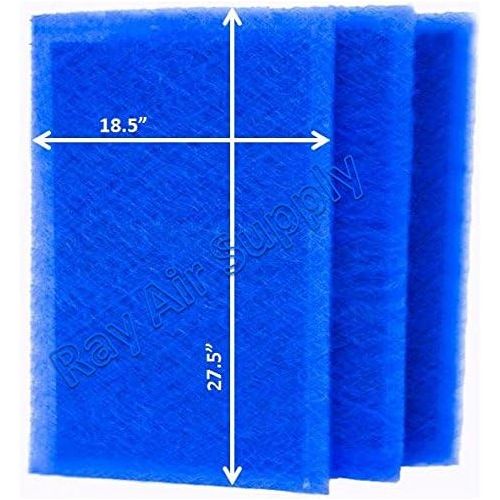  RayAir Supply 20x30 Dynamic Air Cleaner Replacement Filter Pads 20X30 Refills (3 Pack)