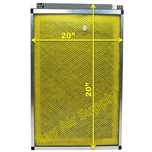  RAYAIR SUPPLY 20x20 Air Ranger Replacement Filter Pads 20X20 (3 Pack) Yellow