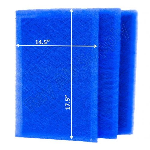  RAYAIR SUPPLY 16x20 Dynamic Air Cleaner Replacement Filter Pads 16X20 Refills (3 Pack)