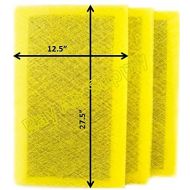 RAYAIR SUPPLY 14x30 Air Ranger Replacement Filter Pads 14X30 (3 Pack) Yellow