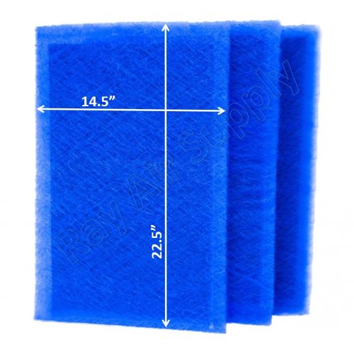  RAYAIR SUPPLY 16x25 Pristine Air Cleaner Replacement Filter Pads Refills (3 pk)