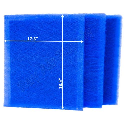  RAYAIR SUPPLY 20x20 Dynamic Air Cleaner Replacement Filter Pads (3 Pack)