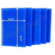 RAYAIR SUPPLY 16x25 Dynamic Air Cleaner Replacement Filter Pads 16X25 Refills (6 Pack)