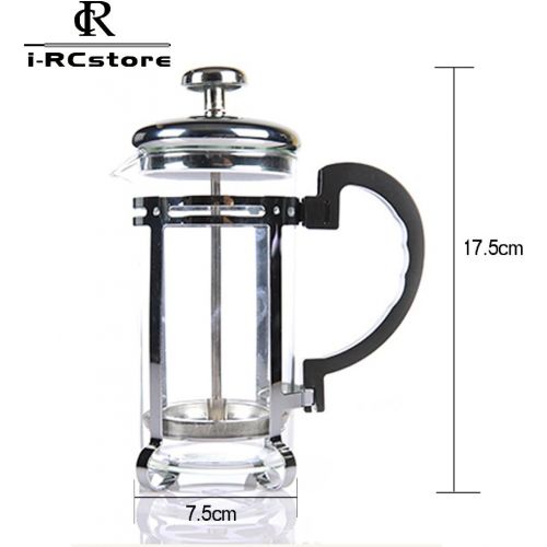  RC Professional Coffee Maker- Stainless Steel & Durable Espresso Maker,8 Cups (4 Ounce Each)-Silver