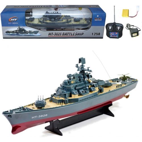  RC Ht Radio Control Rc Battle Warship Boat Cruiser Destroyer, 23-Inch