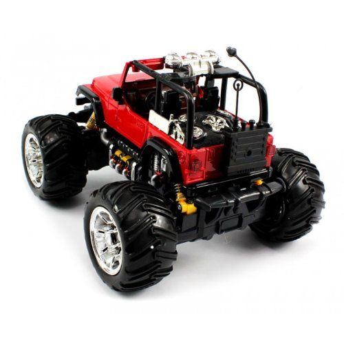  RC Monster Trucks Big Size QUALITY Electric Full Function Electric Full Function 1:16 Jeep Wrangler Convertible Monster RTR RC Truck (Colors MAy Vary) QUALITY Remote Control RC Trucks w/ Working Sus