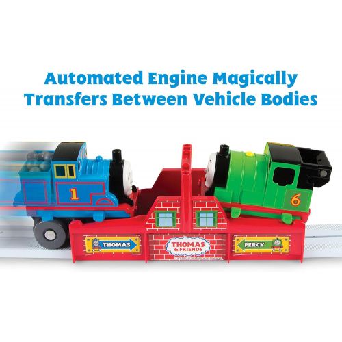  TOMY Thomas and Friends Big Loader Motorized Toy Train Set (3 Vehicle Set), Multi