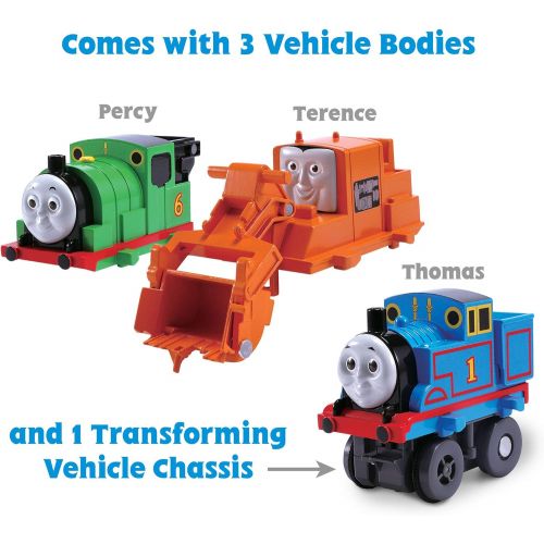  TOMY Thomas and Friends Big Loader Motorized Toy Train Set (3 Vehicle Set), Multi