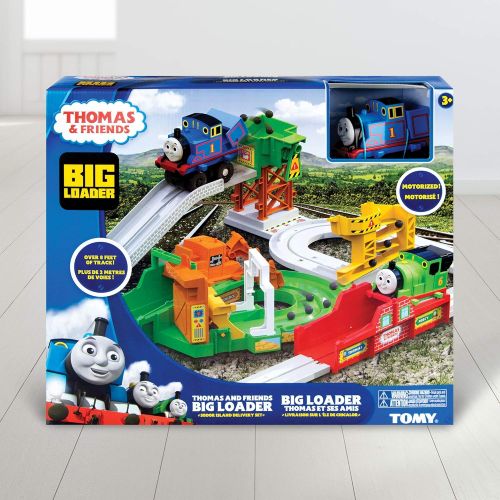  TOMY Thomas and Friends Big Loader Motorized Toy Train Set (3 Vehicle Set), Multi