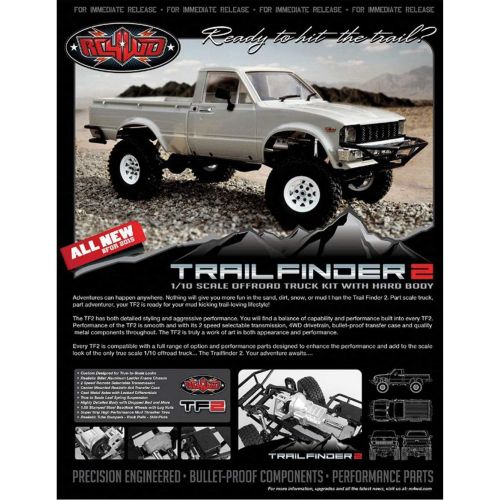  RC 4WD RC4WD Trail Finder 2 Truck Kit with Mojave II Body RC4Z-K0049