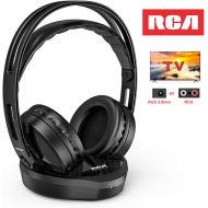 [아마존핫딜][아마존 핫딜] Wireless TV Headphones, RCA Over Ear Hi-Fi Stereo Headset for TV Watching PC VCD, Headphones with 2.4GHz RF Transmitter, Charging Dock for Seniors Hearing Impaired, 100ft Range, Re