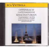 RCA Offenbach Gaite Parisienne Khachaturian Gayne Suite - Boston Pops Orchestra Arthur Fiedler (Audio CD) 1988