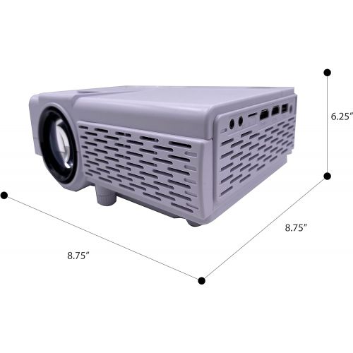  RCA Bluetooth Enabled Home Projector, HD, LED, White