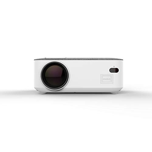  RCA RPJ143-WHITE 480p Home Theater Projector Supports 1080p w/HDMI & Bluetooth 5.0