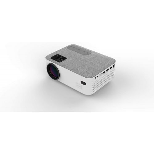  RCA RPJ143-WHITE 480p Home Theater Projector Supports 1080p w/HDMI & Bluetooth 5.0