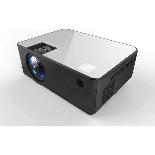  RCA RPJ133 Home Theater Projector - Portable Projector Compatible with with TV, PC, HDMI, USB, VGA - Powered by Roku Streaming Stick - Indoor/Outdoor Projector