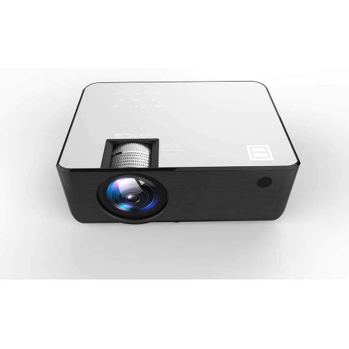  RCA RPJ133 Home Theater Projector - Portable Projector Compatible with with TV, PC, HDMI, USB, VGA - Powered by Roku Streaming Stick - Indoor/Outdoor Projector