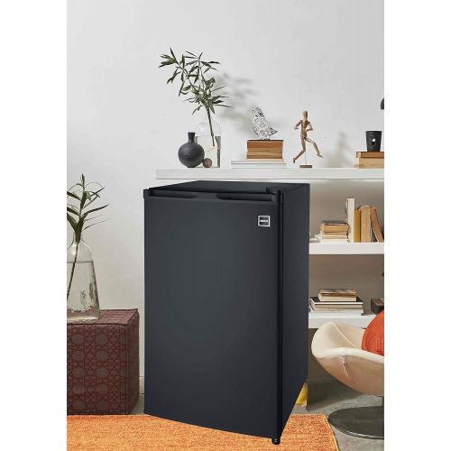  [아마존베스트]RCA RFR320-B-Black-COM RFR321 Mini Refrigerator, 3.2 Cu Ft Fridge, Black, CU.FT