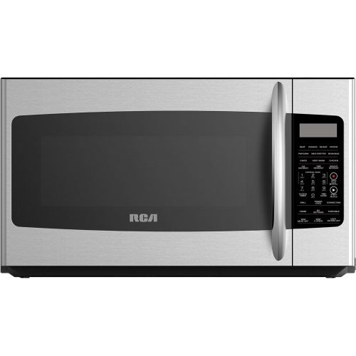  RCA RMW1749-SS, Microwave Oven with Sensor, Convection and Grill Function, 1.7 Cubic Feet-Stainless Steel, cu ft