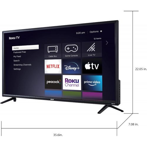  RCA 40-inch Full HD 1080p Roku Smart LED TV - RTR4061, 2021 Model