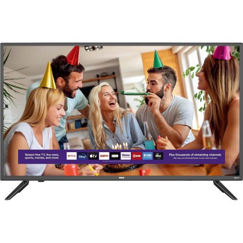  RCA 32-inch Flat Screen 720p Roku Smart LED TV - RTR3261, 2021 Model