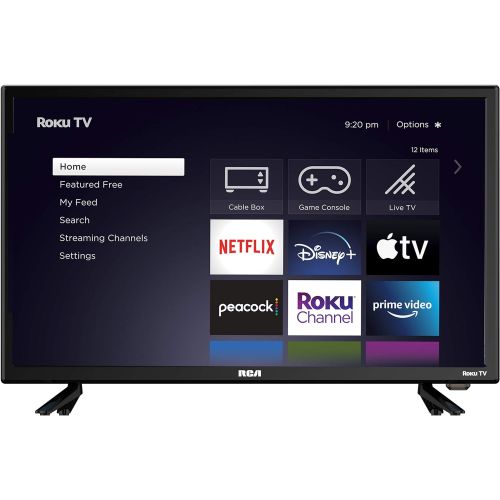  RCA 24-inch Flat Screen 720p Roku Smart LED TV - RTR2461, 2022 Model