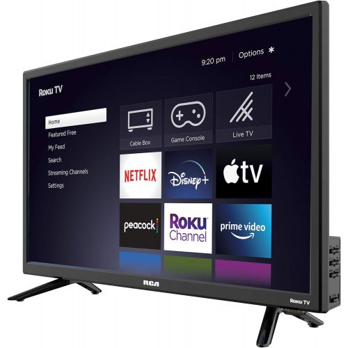  RCA 24-inch Flat Screen 720p Roku Smart LED TV - RTR2461, 2022 Model