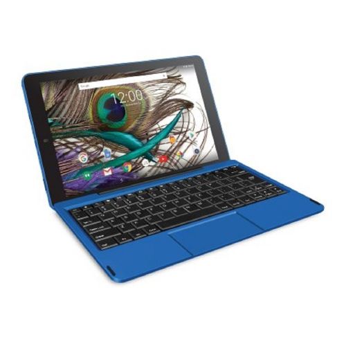  RCA Viking Pro 10 2-in-1 Tablet 32GB Quad Core Blue Laptop Computer with Touchscreen and Detachable Keyboard Google Android 6.0