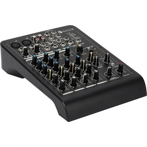  RCF},description:This small format mixer from RCF satisfies all of the requirements for solo rehearsal and performance, and suffices as a hub for simple home recording environments