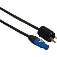 RCF powerCON to Edison Plug Cable (8')