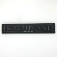 RCMADIAX Star Wars Rogue One Logo Shelf Display - One Size / Battle Worn Paint Application