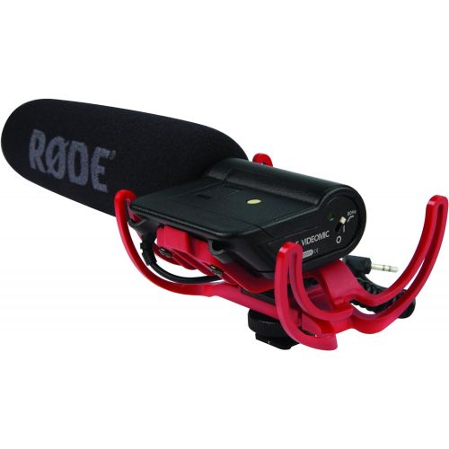 로데 RØDE Microphones Rode VideoMic Microphone Pack with Rycote Lyre Mount, Boom Pole, Screw Adapter and Extension Cable