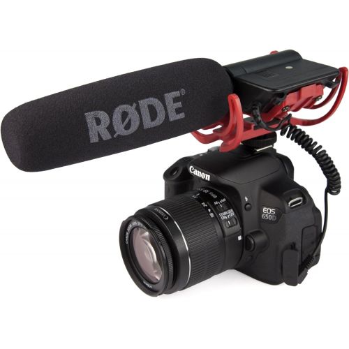 로데 RØDE Microphones Rode VideoMic Microphone Pack with Rycote Lyre Mount, Boom Pole, Screw Adapter and Extension Cable