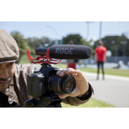 로데 RØDE Microphones Rode VideoMic Microphone Pack with Rycote Lyre Mount, Boom Pole, Screw Adapter and Extension Cable