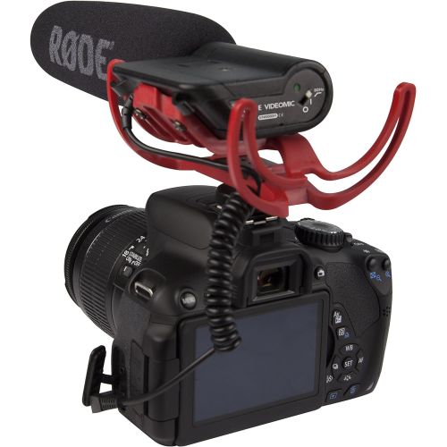 로데 RØDE Microphones Rode VideoMic Microphone Pack with Rycote Lyre Mount, Boom Pole, Screw Adapter and Extension Cable