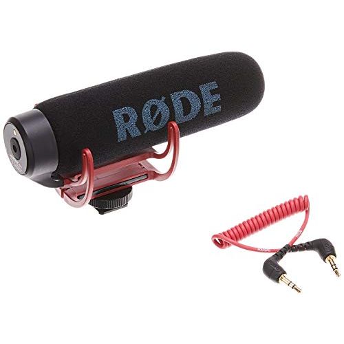 로데 RØDE Microphones Rode VideoMic GO Lightweight On-Camera Microphone with Integrated Rycote Shockmount