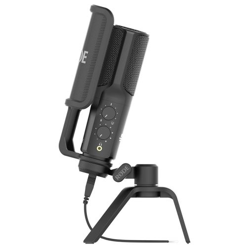 로데 [아마존베스트]Rode NT-USB Versatile Studio-Quality USB Cardioid Condenser Microphone,Black