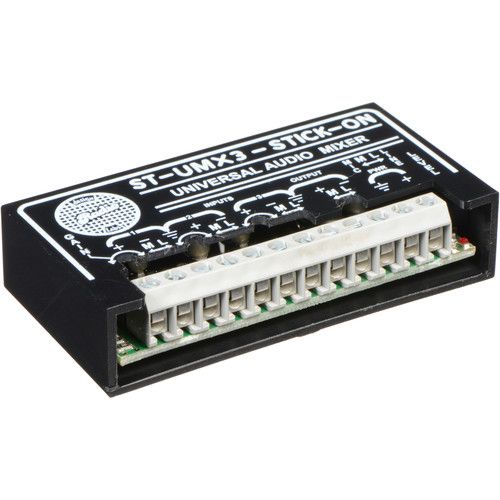  RDL ST-UMX3 Three-Channel Miniature Audio Mixer