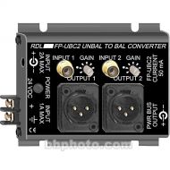 RDL FP-UBC2 2-Channel Unbalanced to Balanced Audio Converter