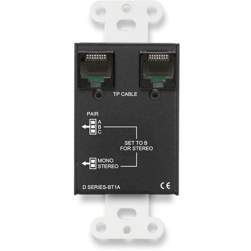  RDL D-BT1A Wall-Mounted Bluetooth Audio Format-A Interface (White)