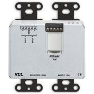 RDL DD-RN42 4x2 I/O Wall-Mounted Bidirectional Mic/Line Dante Interface (Black)